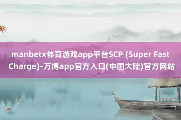 manbetx体育游戏app平台SCP (Super Fast Charge)-万博app官方入口(中国大陆)官方网站